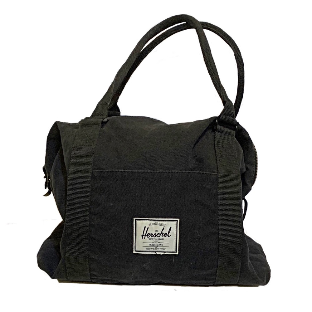 Herschel Supply Co. Black Canvas Strand Duffle Bag